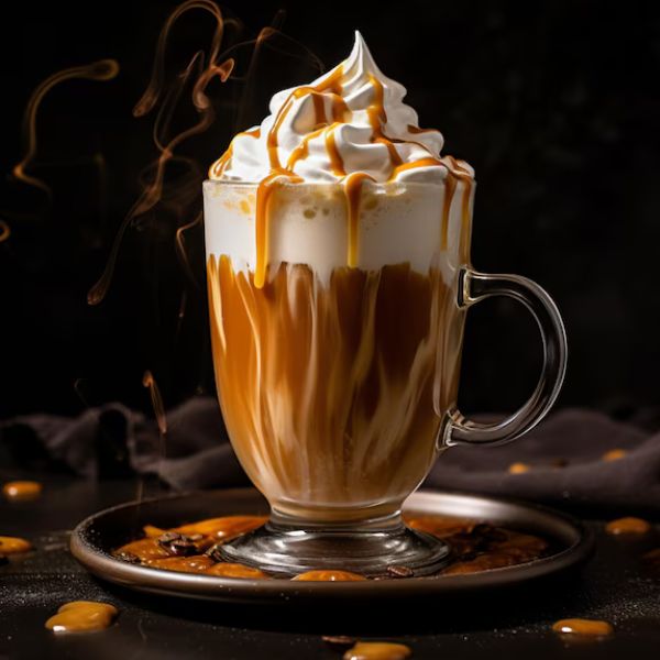 Kerzen Kaffee - Kerze mit Sahne