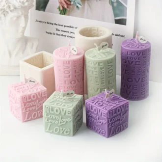 Liebe-Motiv-Kerze: Romantisches Highlight für Ihr Zuhause!